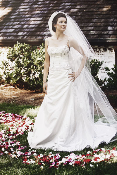 Heather's wedding gown, Bridal Alterations by Ruth