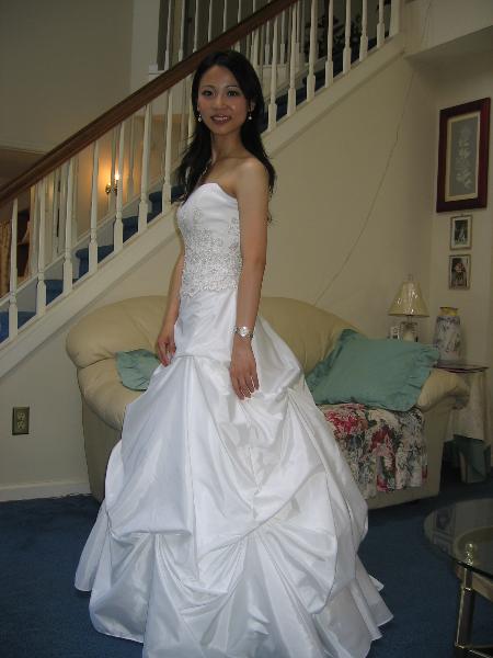 Wedding Dress Alterations: Royal Bustle