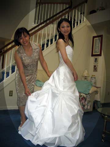 Wedding dress alteration by Ruth, Bridal Alterations by Ruth in Raleigh NC