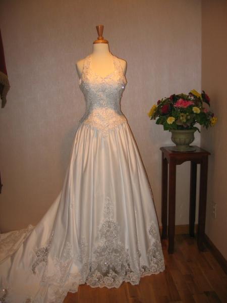 Wedding Dress Alterations: Royal Bustle