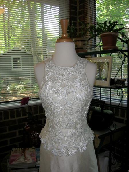 Wedding dress alterations, combination bustle by Bridal Alterations by Ruth