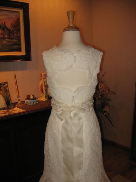 Wedding dress alterations, over bustle by Bridal Alterations by Ruth