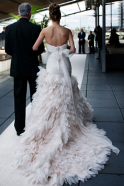 Sharon's wedding gown, Bridal Alterations by Ruth